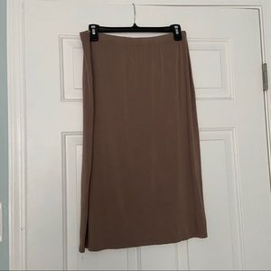 Plus size cotton skirt